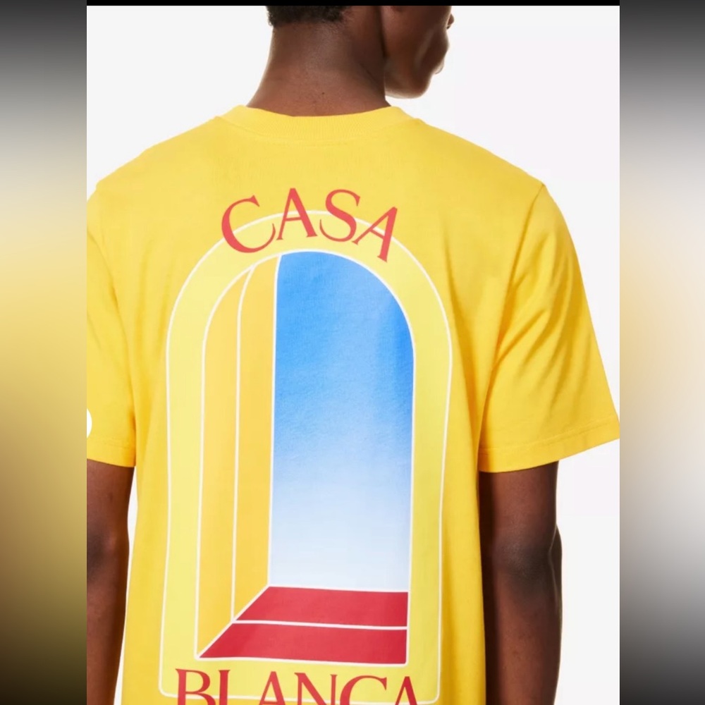 Casa Blanca Men’s Shirt Yellow Size S Fits Like. Med